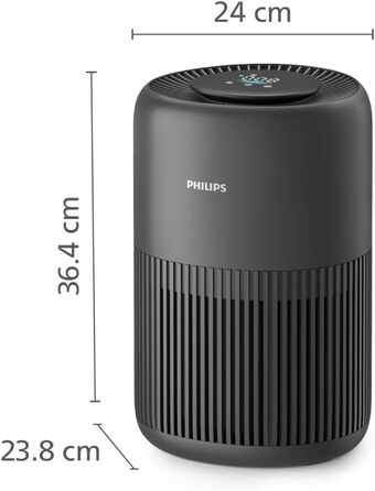 Очищувач повітря Philips серії 900, HEPA NanoProtect фільтр з активованого вугілля, CADR 250 м/год для 65 м, які страждають на алергію, тихий, інтелектуальний та енергозберігаючий (AC0951/13)