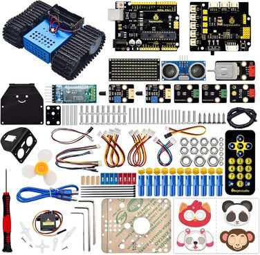 Сумісний із Arduino IDE, електронний програмований STEM Robot DIY Kit, Навчіться кодувати за допомогою Scratch/Arduino для дорослих підлітків