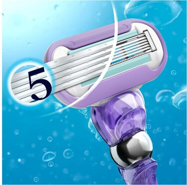 Бритва Gillette Venus Extra Smooth Swirl Shaver жіноча зі зволожувачами для захисту шкіри, жіноча бритва 1 лезо бритви