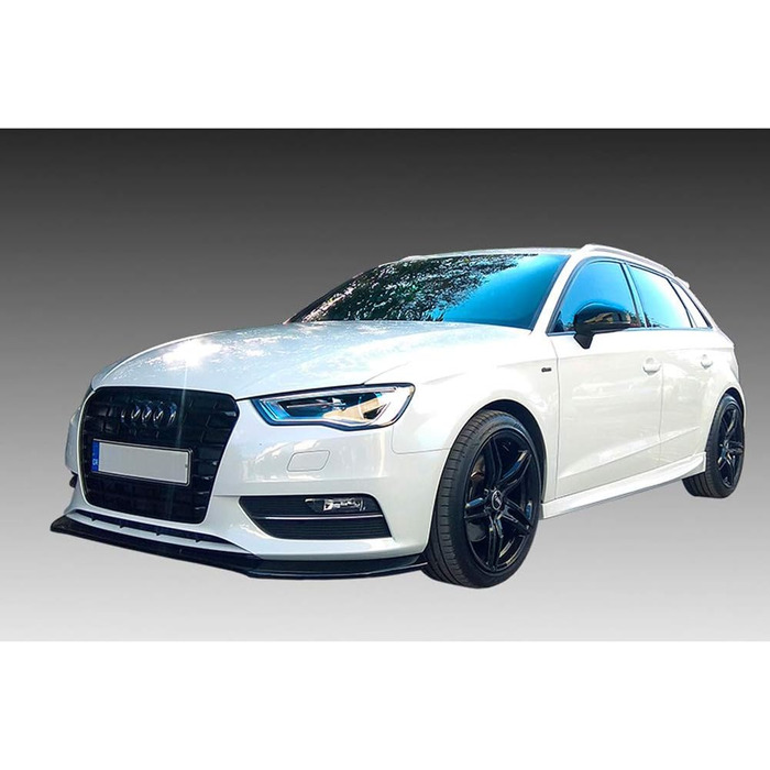 Кріплення переднього спойлера сумісне з Audi A3 (8V) Sportback/HB/Sedan/Convertible 2012-2016 (ABS)