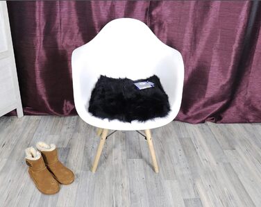 Подушка для сидіння Reissner Lambskins DIANA-3030-SCH Овчина висока вовна Квадрат 30х30см чорний