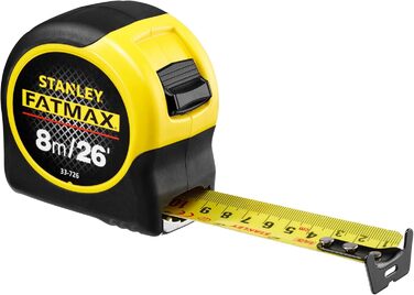 Вимірювальна стрічка FatMax Tape 8m/26ft 0-33-726 - STA033726