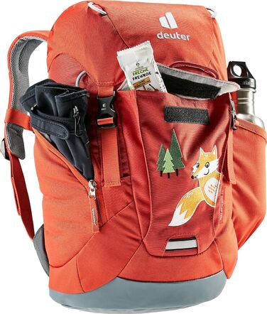 Дитячий рюкзак deuter Unisex Forest Fox 14 л (1 упаковка) Помаранчевий (лавовий перець) 14 довгих одномісних