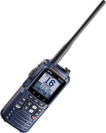 Стандартний Horizon VHF-HH, 6 Вт, з GPS і FM Rcvr, синій