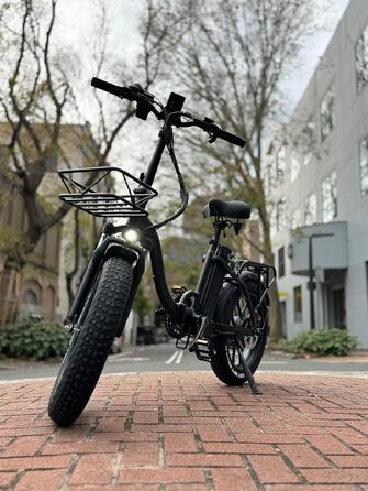 Складний електричний велосипед HANEVEAR Y20Plus E Bike з літій-іонним акумулятором на 24 Ач, двигун E Bike чоловічий 250 Вт, макс. 25 км / год, 4.0 ' E-Fatbike, гідравлічне гальмо, велосипед Pedelec E Bike 20 дюймів для чоловіків та жінок