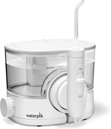 Іригатор для порожнини рота Waterpik ION WF11 (білий), бездротовий, акумуляторний та портативний, з 6 насадками та 1 футляром для зберігання