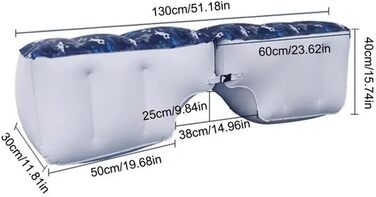 Надувний матрац Автомобіль Автомобільний надувний матрац Автомобіль Заднє сидіння Надувна щілина Подушка для надувного ліжка для дітей Самостійне водіння Туристичне ліжко Автомобіль Подорож Ліжко для кемпінгу