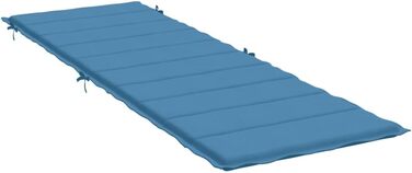 Подушка для шезлонга CIADAZ Melange Blue 186x58x3 см тканина, подушка для шезлонга, подушка для шезлонга, подушка для шезлонга, подушка для лави, подушка для стільця для високих стільців, подушки для шезлонга - 4002480