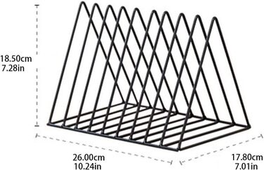 Металева стійка для журналів Тримач для журналів Настінний тримач для журналів Настінна полиця Стіл для журналів Стійка для журналів Книжкова полиця Організатор для зберігання документів (чорний)