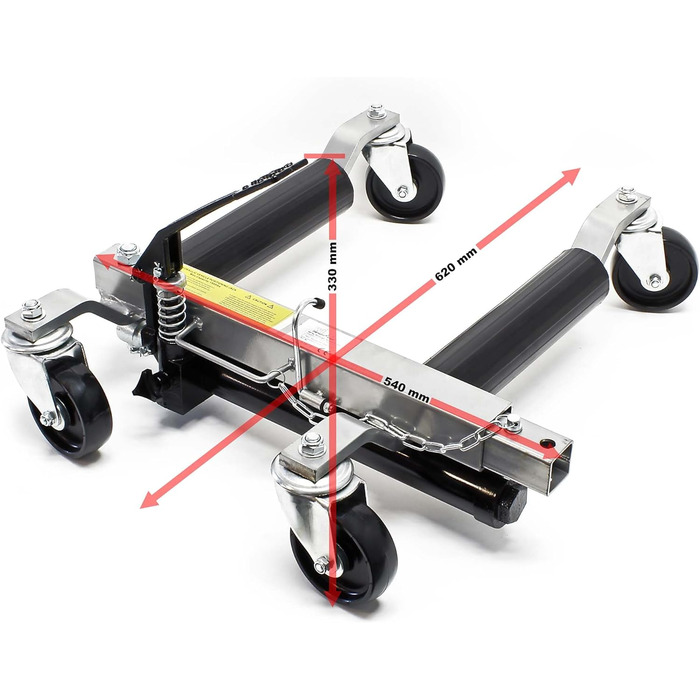 Допомога при маневруванні автомобіля 2 шт. домкрат гідравлічний вантажопідйомністю 680 кг шириною шини до 30 см