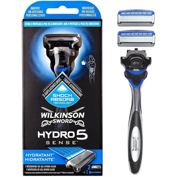 Бритва Wilkinson Sword 5 лез з 2 запасними частинами та мастилами, синій, ука Hydro 5Hydratant