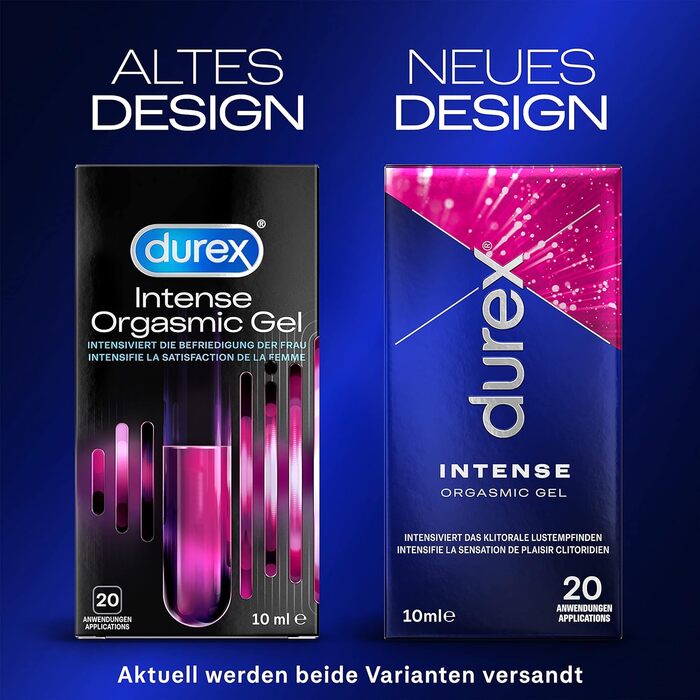 Набір для побалування лубрикантом для нього та неї з 10 мл Durex Intense Orgasmic Gel 200 мл Play Massage 2в1 Guarana 50 мл Play Warming