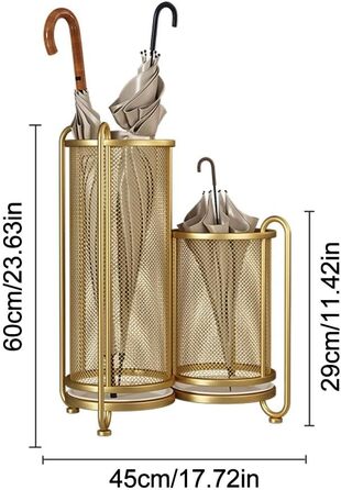 Тримач для парасольки LXGJSQY, металева підставка для парасольки для передпокою, окремо стояча підставка для парасольки, відро для парасольки для творчого дому, відро для зберігання з піддоном для крапель, перегородка