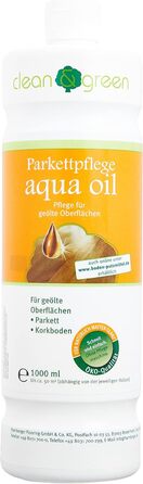 Олія для догляду за паркетом clean & green aqua 1,0 л