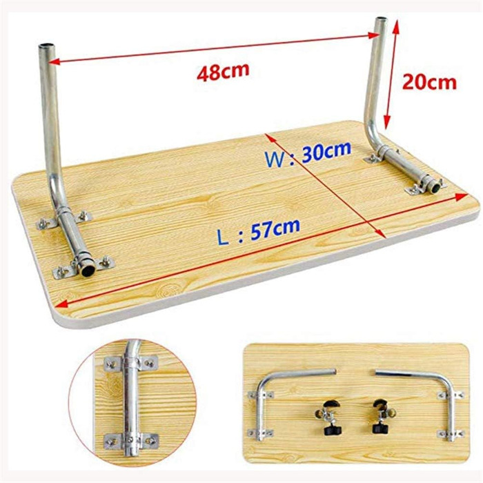 Столик для колінного підноса для інвалідних візків, лоток для інвалідних візків, портативні дерев'яні підноси, стіл, аксесуари для інвалідних візків, підходить для інвалідних візків з ручним керуванням або електроприводом