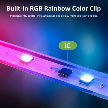 Світлодіодний браслет NOVOSTELLA Outdoor 16M, RGB світлодіодний шланг синхронізується з музикою, світлодіодна стрічка зовнішня водонепроникна, мотузковий світильник із додатком для вулиці, балкона, саду, ялинки, Різдва, весілля, вечірки