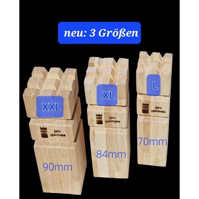 Ігри Kubb Spiel Gummibaum Vergleichstest-Sieger Deutsche Kubb Bund-Gre (DKubbB) XL - 7,8 кг