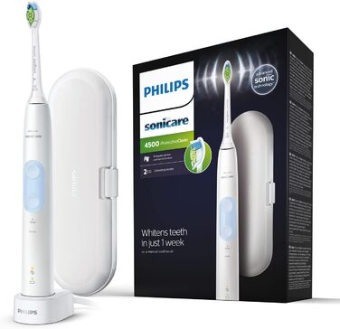 Звукова електрична зубна щітка Philips Sonicare ProtectiveClean 4500 (модель HX6830/53) (біла)