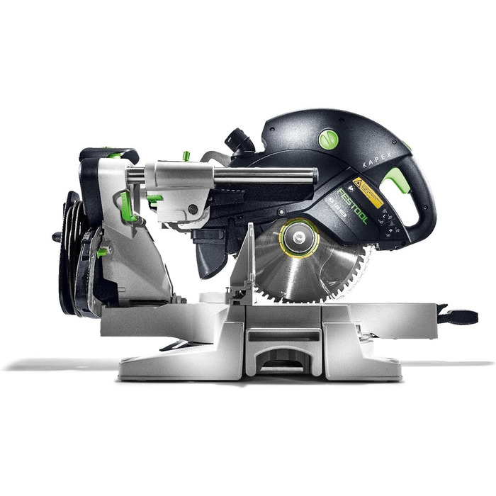 Поперечна пила Festool KS 120 REB KAPEX (з пиляльним диском WOOD UNIVERSAL, кутовим затискачем, затискачем для заготовки, шестигранним ключем)