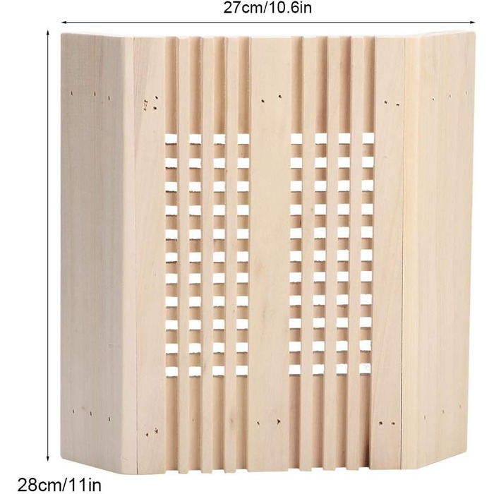 Абажур для сауни Квадратне дерево Кутове покриття для парної Аксесуари підходять для ванної кімнати готелю