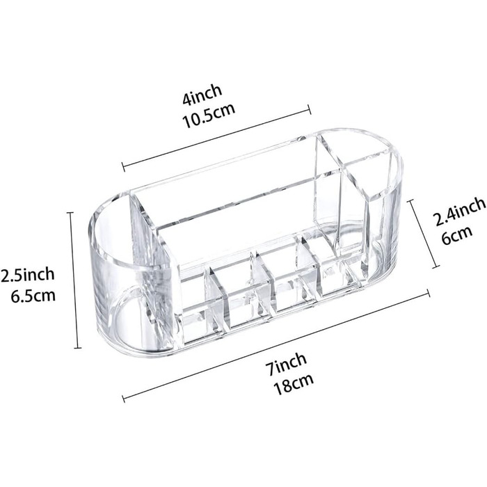 Настільний органайзер OLACD для жінок, тримач для блиску для губ, портативний, прозорий, тримач для губної помади
