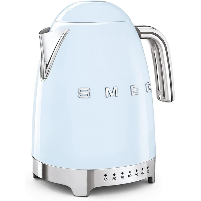 Чайник Smeg KLF04PBEU, 2400, 1,7 літра, Пастельно-блакитний одномісний