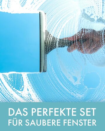 Набір для миття вікон у професійній якості Ідеально підходить для ефективного миття скла