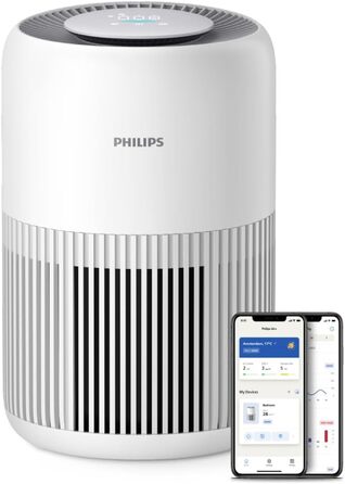 Очищувач повітря Philips серії 900, HEPA NanoProtect фільтр з активованого вугілля, CADR 250 м/год для 65 м, які страждають на алергію, тихий, інтелектуальний та енергозберігаючий (AC0950/10)