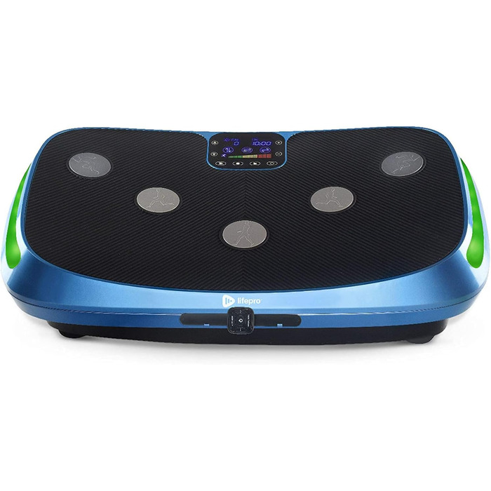 Тренажер LifePro Rumblex 4D Vibration Plate - Потрійне коливання двигуна, лінійне, пульсація 3D/4D вібраційна платформа Вібраційний тренажер для всього тіла для дому, схуднення та формування. (Синій)