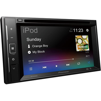 Мультимедійний програвач Pioneer AVH-A240DAB 2 DIN, 6,2-дюймовий сенсорний екран ClearType, підключення до смартфона, USB, цифрове радіо DAB/DAB, Bluetooth, 13-смуговий одинарний графічний еквалайзер