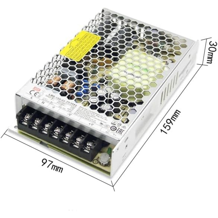 Імпульсний блок живлення MEAN WELL LRS, LRS-150-15 150 Вт 10 А