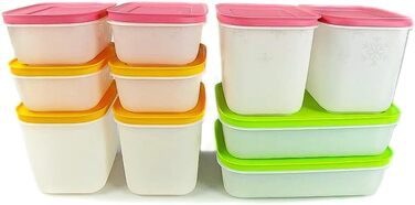 Контейнер для заморожування TUPPERWARE Ice Crystal 1,1 л рожевий 1,0 л зелений 450 мл Ice Crystal 29495