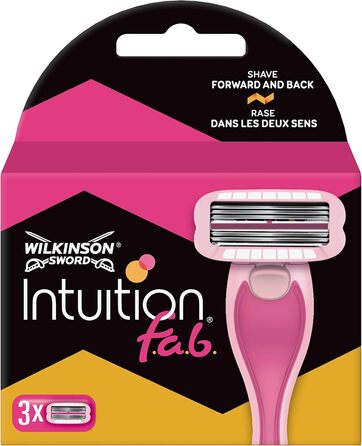 Леза бритви Wilkinson Sword Intuition fab для жінок, 3 шт.