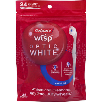 Одноразова зубна щітка Colgate Optic White Wisp, прохолодна м'ята, 24 шт. и