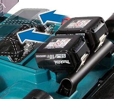 Акумуляторна газонокосарка Makita DLM382Z 2x18 V (без акумулятора, без зарядного пристрою) Акумуляторна газонокосарка одинарна