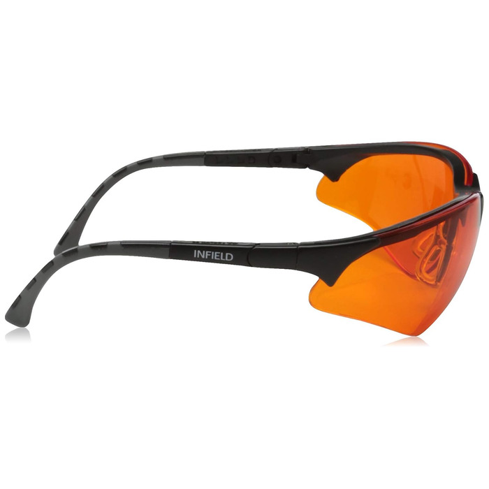 Окуляри Infield Blue Light and UV Protection Glasses TERMINATOR UV 400 Black ORANGE, один розмір, 9380 420