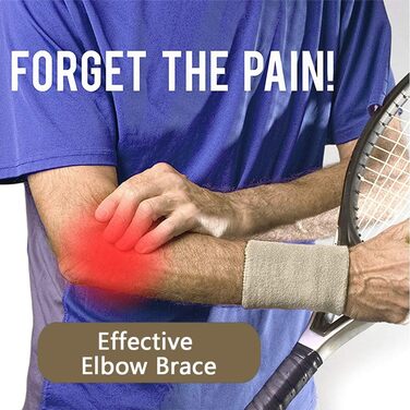 Бандаж Acoser Tennis Elti Elbow Epicondylitis Brace для полегшення болю для гольфістів/тенісистів (2 шт. и)