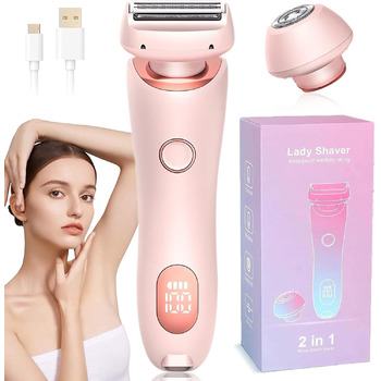 Нанобритва Skin Glow Women, Бритва Divanity Shaver 2024 Skin Glow Pro, Бритва Divanity Skin Glow Glow, Нанобритва Skin Glow Pro, Skinglow Pro - Нано Бритва, змінне лезо 2-в-1 (рожеве)