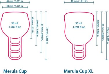 Менструальна чаша одного розміру з медичного силікону (Рожева, Одинарна)