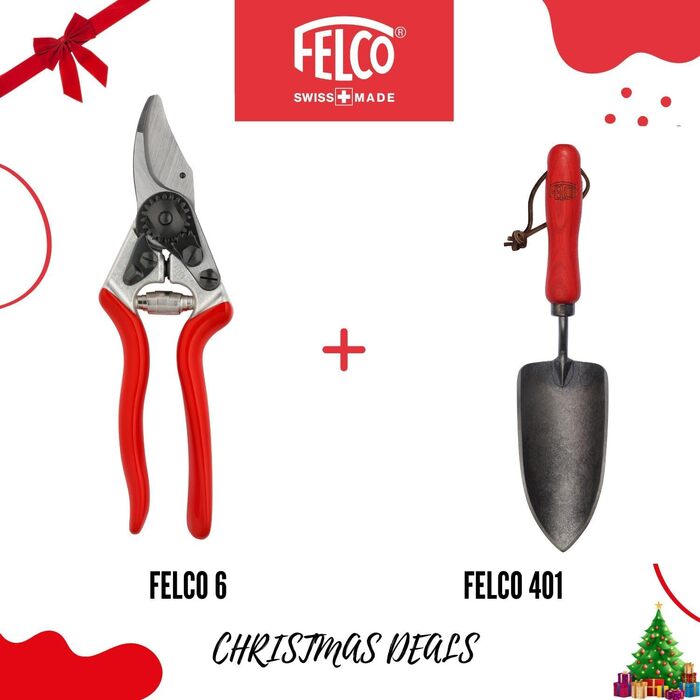 Набір із садовими ножицями FELCO 6 і кельмою для посадки FELCO 401, основними інструментами для садівництва, точного різання та посадки