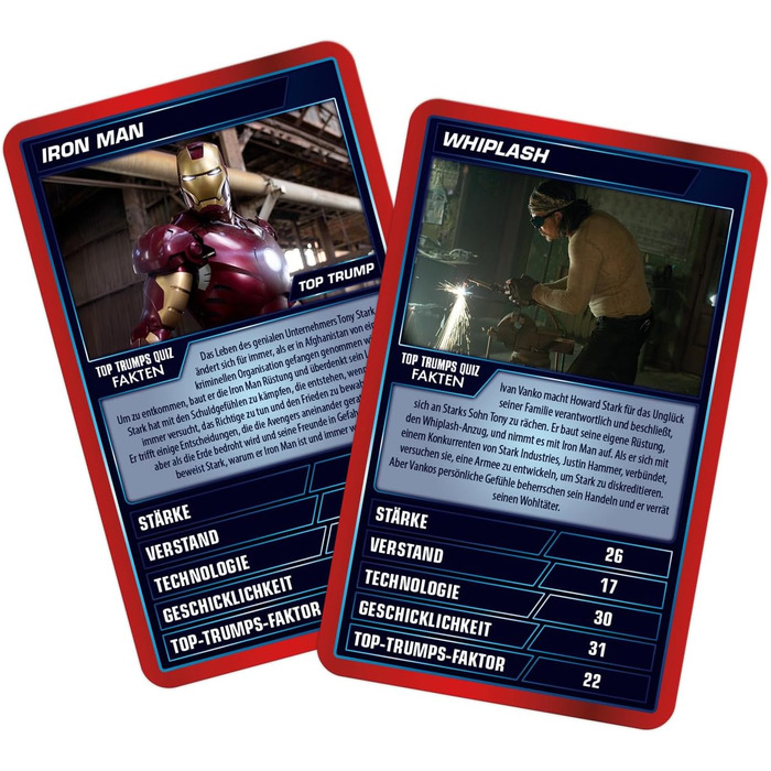 Виграшні ходи - Бойовий килимок TOP TRUMPS - Marvel - Товари Marvel - Вік 8 - Німецька мова