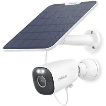 Без щомісячної плати, Standalone, Argus Eco Ultra6W Solar Panel, 4K Solar Surveillance Camera Outdoor Battery with 2,4 & 5GHz WiFi, WLAN Camera Outdoor, 8MP Color Night Vision, Person/Car/Animal Detection