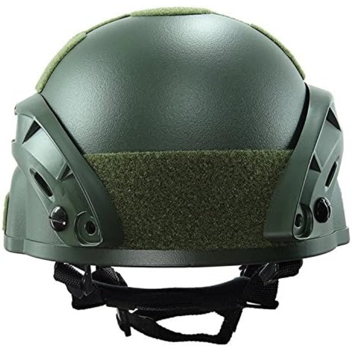 Шолом з бічною рейкою та кріпленням NVG OD, 2000 Style Softair Tactical Combat Army Military Airsoft Paintball