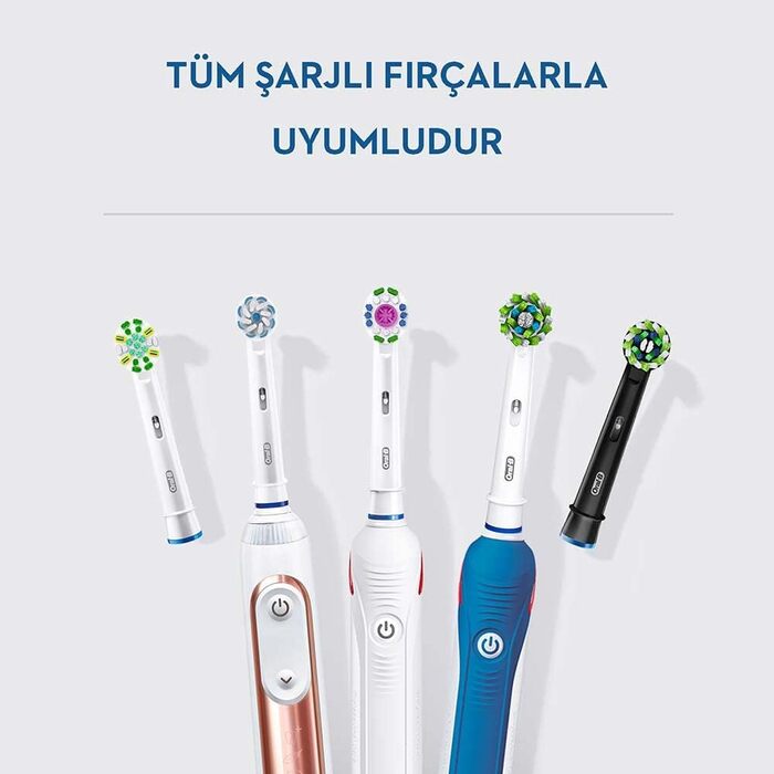 Щітки Braun Oral-B 4210201207238 CrossAction із захистом від бактерій, запобігають розмноженню бактерій на щетині, 4 шт. и 4 шт. и (1 упаковка)