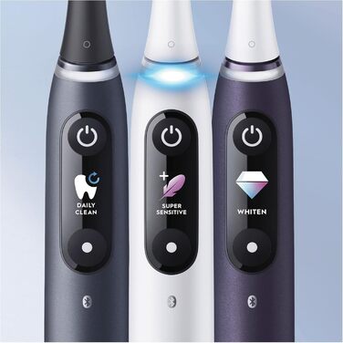 Електрична зубна щітка Oral-B iO Series 8, акумуляторна, з учною ручкою, 1 щіткою та 1 дорожнім кейсом