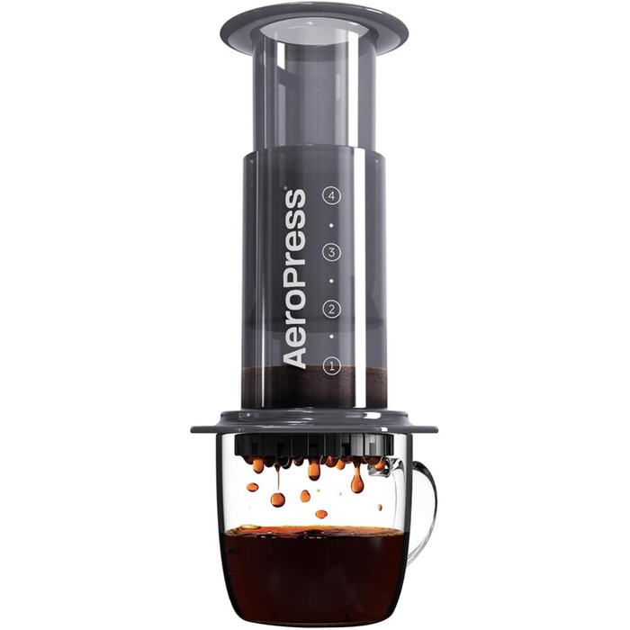 Кавоварка AeroPress A80 пластикова, 10 унцій, чорна