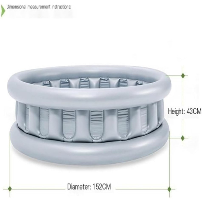 Надувний басейн Надувний басейн, круглий басейн, надувний басейн, океанський басейн, сімейний басейн, дитячий басейн A G