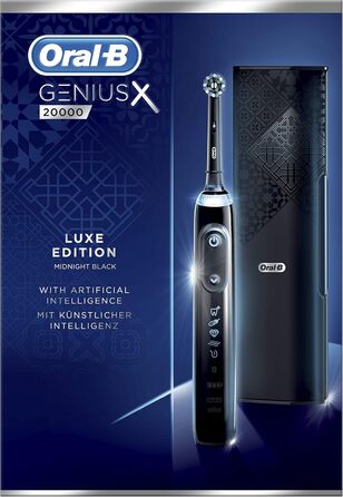 Електрична зубна щітка Oral-B Genius X Luxe Edition 20000 Midnight Black Oral-B Genius X 20000 Luxury Edition Black