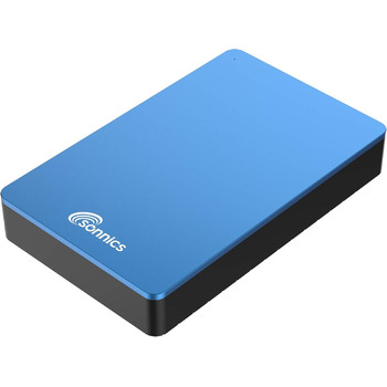 Зовнішній жорсткий диск Sonnics 2TB Blue для настільних комп'ютерів, USB 3.0, сумісний з Windows PC, Mac, Smart TV, Xbox One і PS4