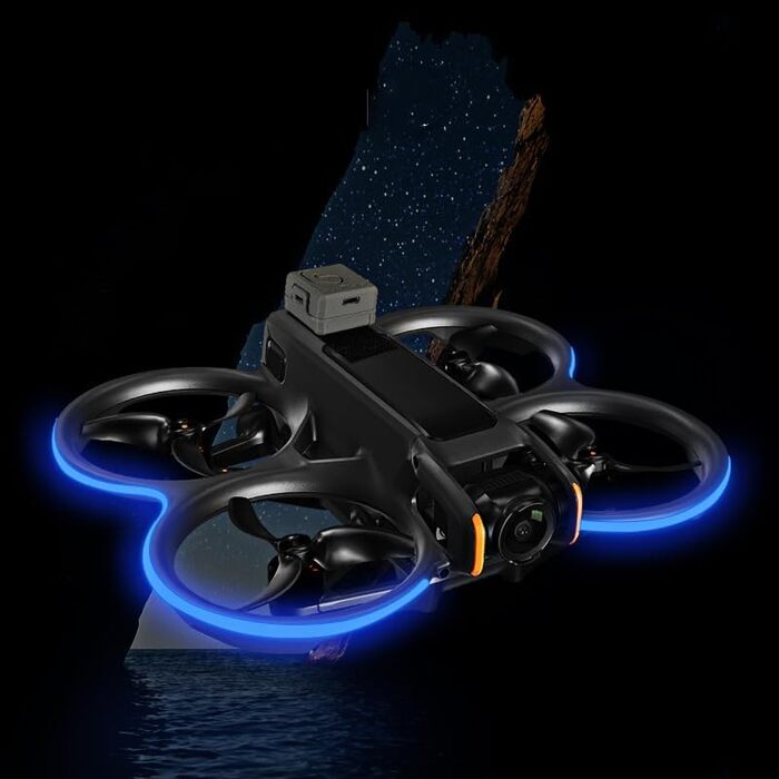 Світлова стрічка Avata 2 Drone Light Strip Світлова смуга для дрона DJI Avata 2 Drone Нічний попереджувальний світловий ролик Світлодіодна світлова стрічка (синя)